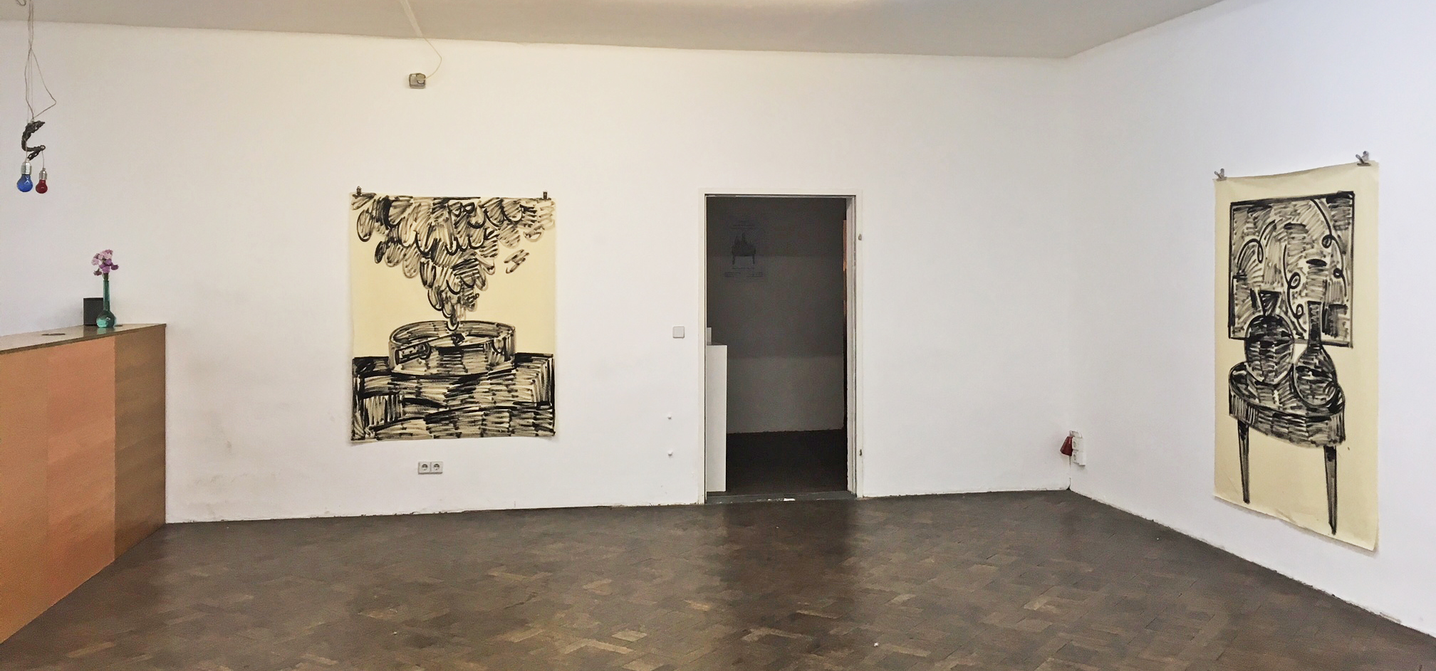 Ausstellungsansicht, Rade Petrasevic, Büro Weltausstellung, 2018