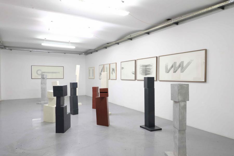 Ausstellungsansicht Florian Unterberger&amp;Peter Pilz, Kunstraum am Schauplatz, 2017