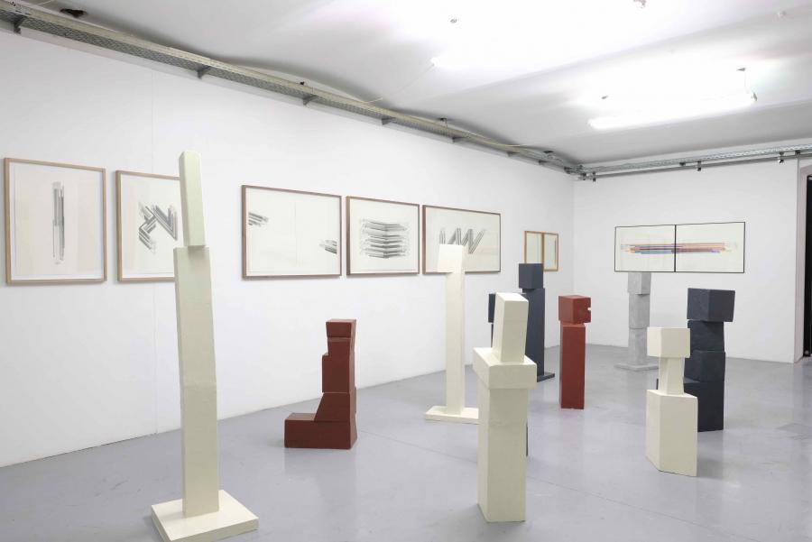 Ausstellungsansicht Peter Pilz &amp; Florian Unterberger, Kunstraum am Schauplatz, 2017